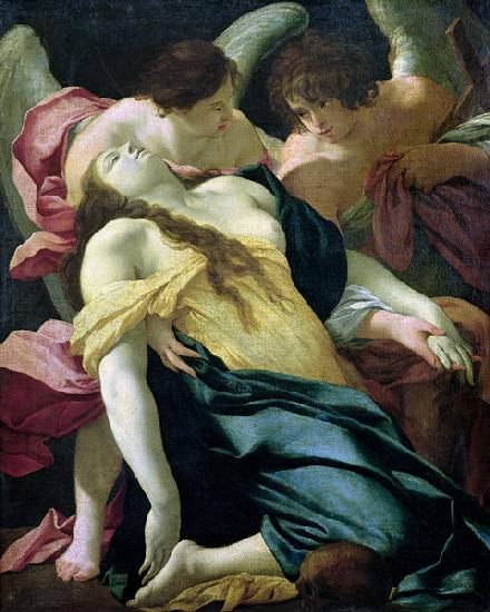 Mary Magdalene Carried by Angels