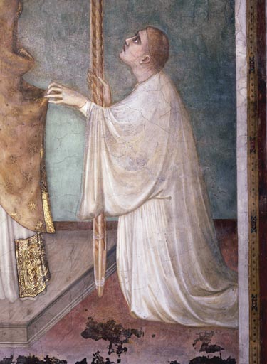 Simone Martini, Wunder der Messe,Diakon von Simone Martini