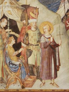 Der hl. Martin von Tours sagt sich vom Waffendienst los 1320