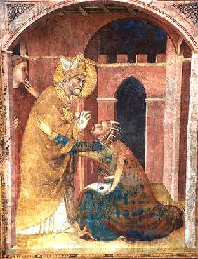 Simone Martini, Hl.Martin Feuerwunder 1320