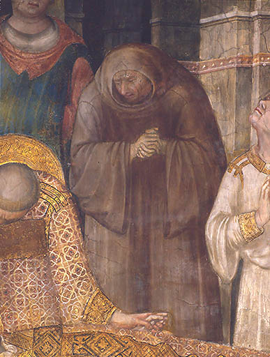Der Tod des hl. Martin von Tours von Simone Martini