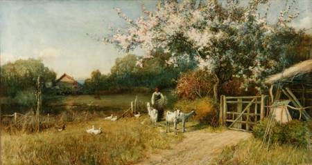 Springtime von Sir Alfred East