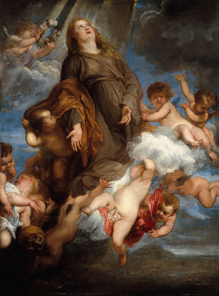 Saint Rosalie Interceding for the Plague-stricken of Palermo von Sir Anthonis van Dyck
