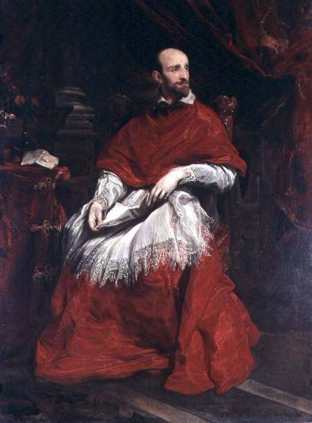 Cardinal Guido Bentivoglio (1579-1644) von Sir Anthonis van Dyck