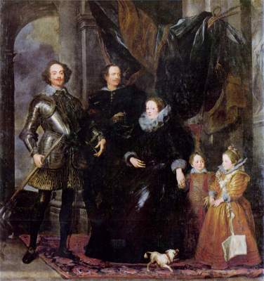 Familie Lomellini von Sir Anthonis van Dyck