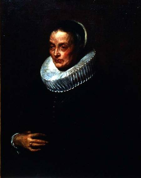 Portrait of the mother of the artist Justus Sustermans von Sir Anthonis van Dyck