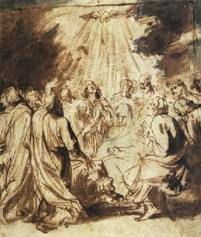 Die Ausgießung des heiligen Geistes auf die Apostel 1620-1