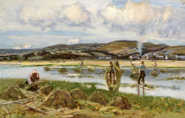 The Reed Gatherers von Sir David Murray