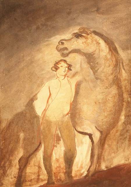Man and Horse von Sir David Wilkie