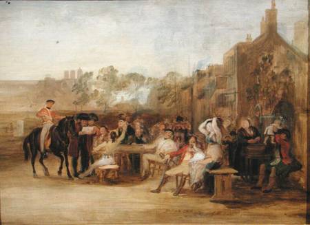 Study for 'Chelsea Pensioners Reading the Waterloo Dispatch' von Sir David Wilkie