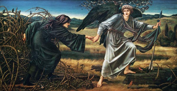 Die Liebe führt den Pilger von Sir Edward Burne-Jones