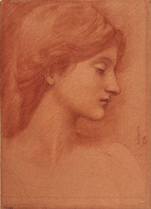 Frauenkopf von Sir Edward Burne-Jones