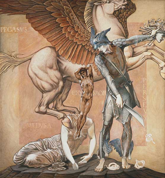 The Death of Medusa I von Sir Edward Burne-Jones