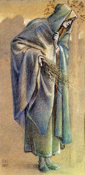 Cloaked figure 1887