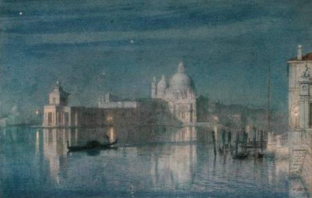 Santa Maria Della Salute, Venice, Moonlight von Sir Edward John Poynter