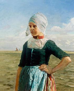 Holländisches Mädchen von der Zuyder See 1876