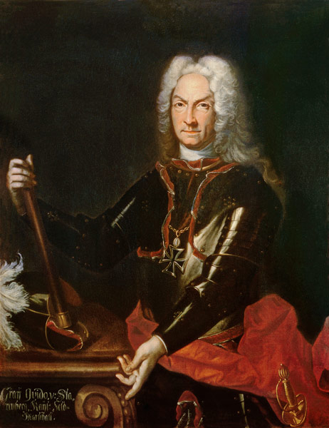 Field Marshall Count Guidobald von Starhemberg (1654-1737), Austrian military commander in Spain dur von Sir Godfrey Kneller