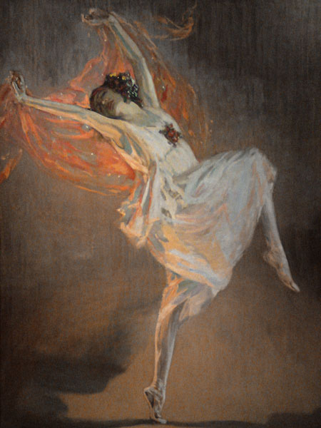 Balletttänzerin Anna Pawlowa (1881-1931) von Sir John Lavery