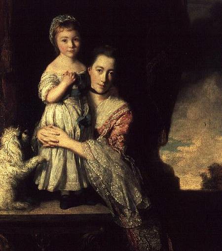 Georgiana, Countess Spencer with Lady Georgiana Spencer von Sir Joshua Reynolds