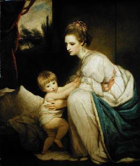 Mrs William Beresford (d.1807) and her son, John (1773-1855) later Lord Decies c.1775
