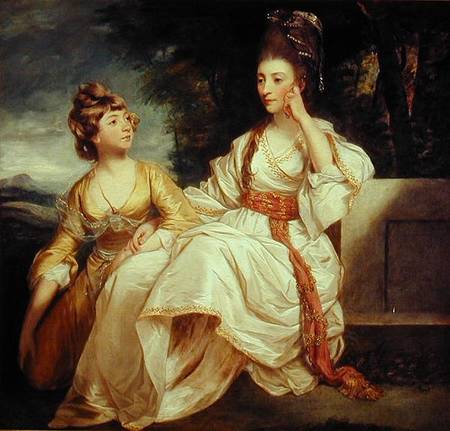 Mrs Thrale and her Daughter Hester (Queeney) von Sir Joshua Reynolds