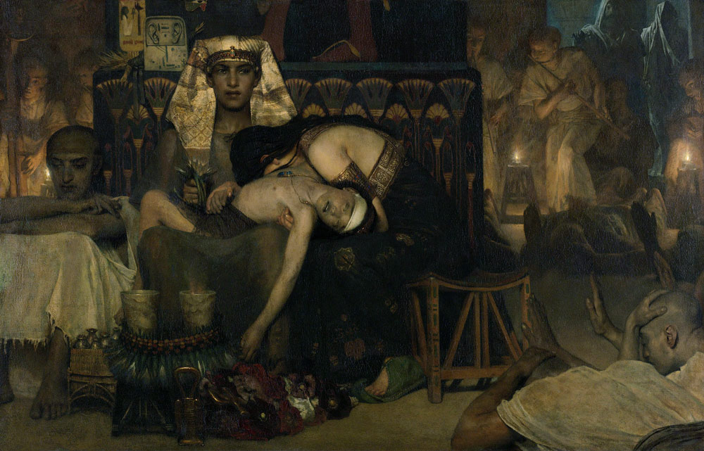 Erwürgung der Erstgeburt von Sir Lawrence Alma-Tadema