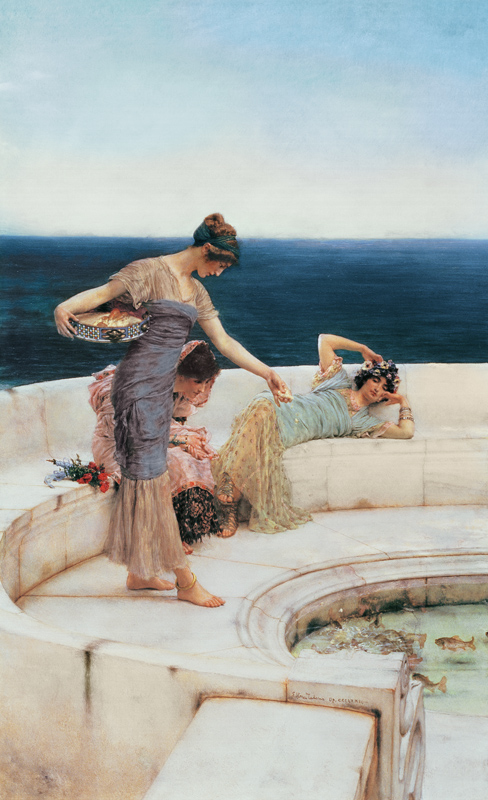 Silberne Lieblinge von Sir Lawrence Alma-Tadema