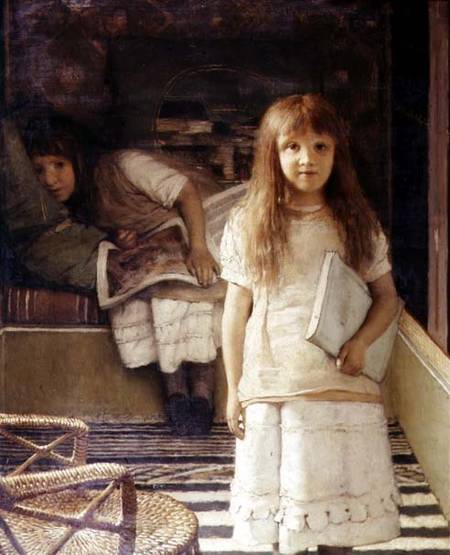 This is our Corner (Portrait of Anna and Laurense Alma-Tadema) von Sir Lawrence Alma-Tadema