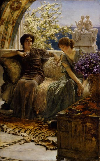 Unwelcome Confidences von Sir Lawrence Alma-Tadema