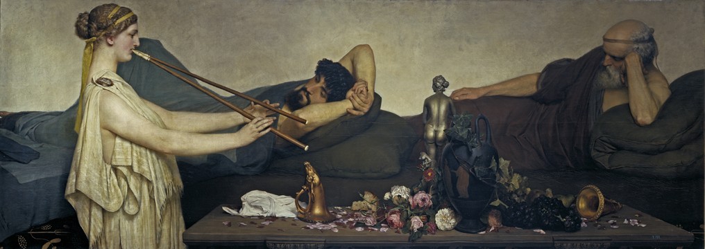 Pompäische Szene (Die Siesta) von Sir Lawrence Alma-Tadema