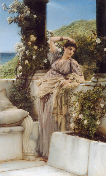 Du Rose unter (..) Rosen von Sir Lawrence Alma-Tadema
