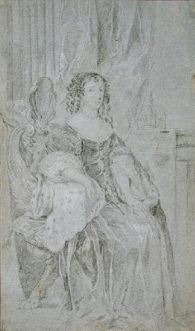 Porträt der Katharina von Braganza (1638-1705), Queen Consort von England