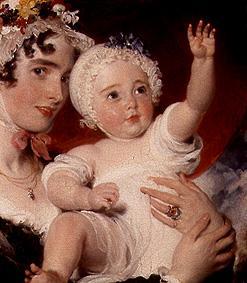 Priscilla Lady Burghesh mit ihrem Sohn George von Sir Thomas Lawrence