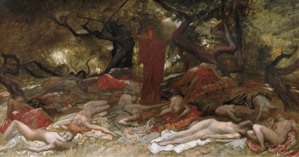 Dionysus and the Bacchantes von Sir William Blake Richmond