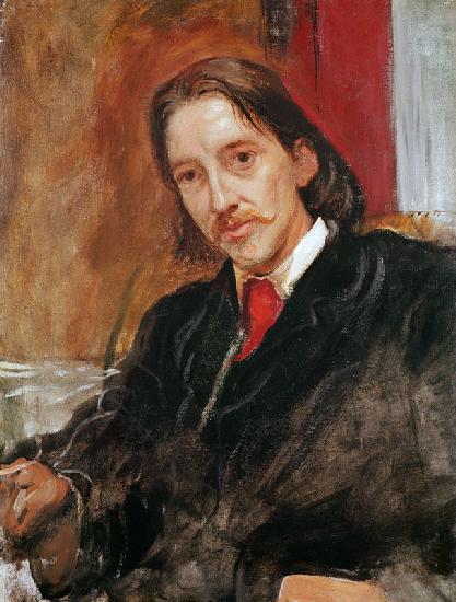 Portrait of Robert Louis Stevenson (1850-1894) 1886