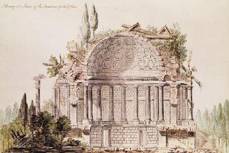 Architectural drawing for mausoleum for Frederick, Prince of Wales (1707-51) c.1751
