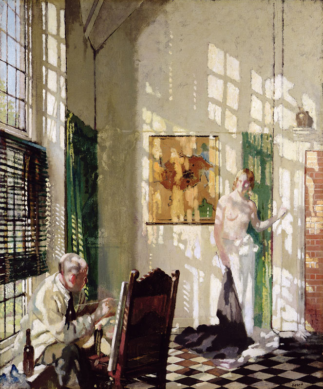 The Studio (oil on canvas) von Sir William Orpen