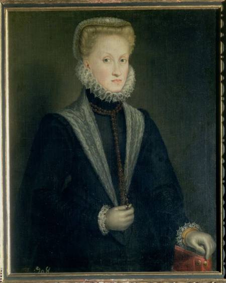 Anne of Austria, Queen of Spain (1549-80), wife of Philip II of Spain (1527-98) von Sofonisba Anguisciola