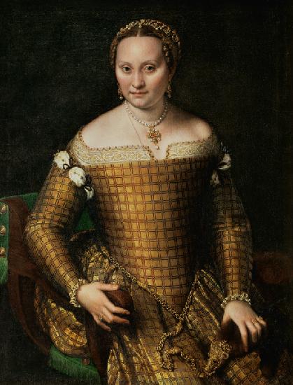 Portrait of the artist's mother, Bianca Ponzoni Anguisciola 1557