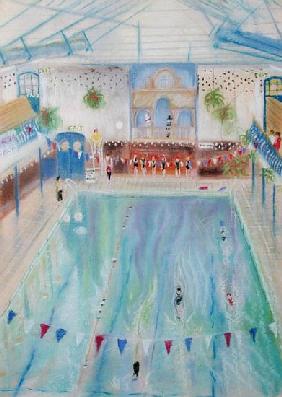 Chelsea Swimming Baths, 1997 (pastel on paper) 