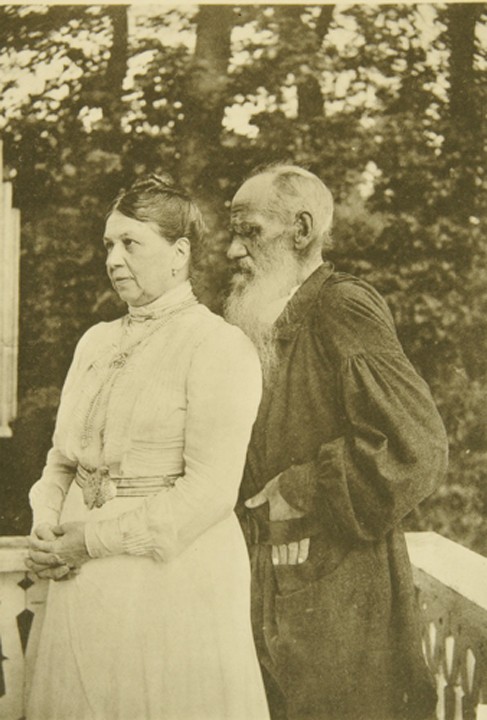 Lew Tolstoi und Sofia Andrejewna von Sophia Andreevna Tolstaya