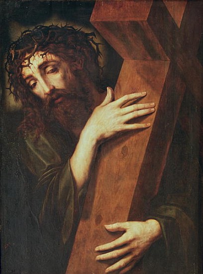 Christ Carrying the Cross von Spanish School