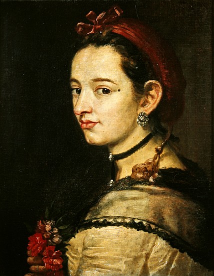 Portrait of a woman von Spanish School