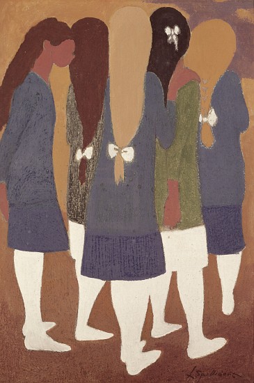 Girls with White Stockings von Leon Spilliaert