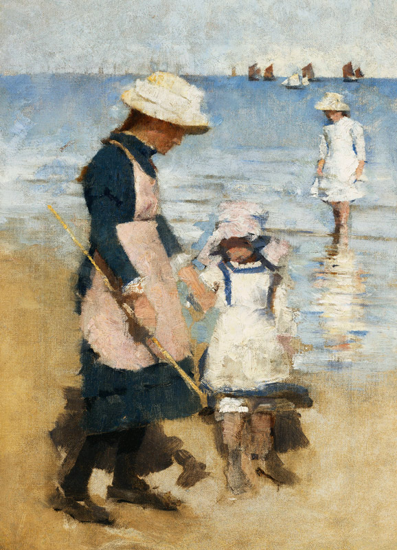 Kinder am Strand (Children on the Beach) von Stanhope Alexander Forbes