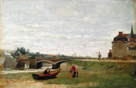 Landscape with a Bridge von Stanislas Lépine