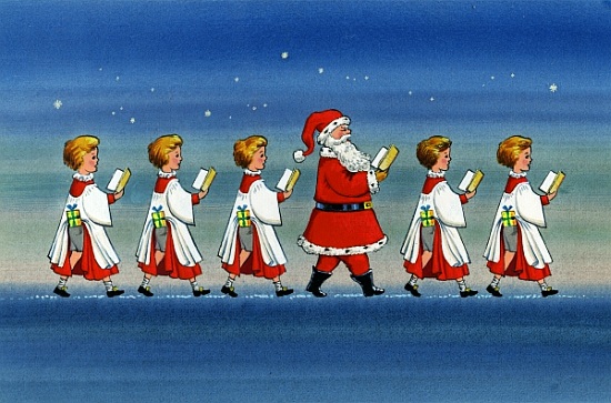 Choirboys and Santa von Stanley  Cooke