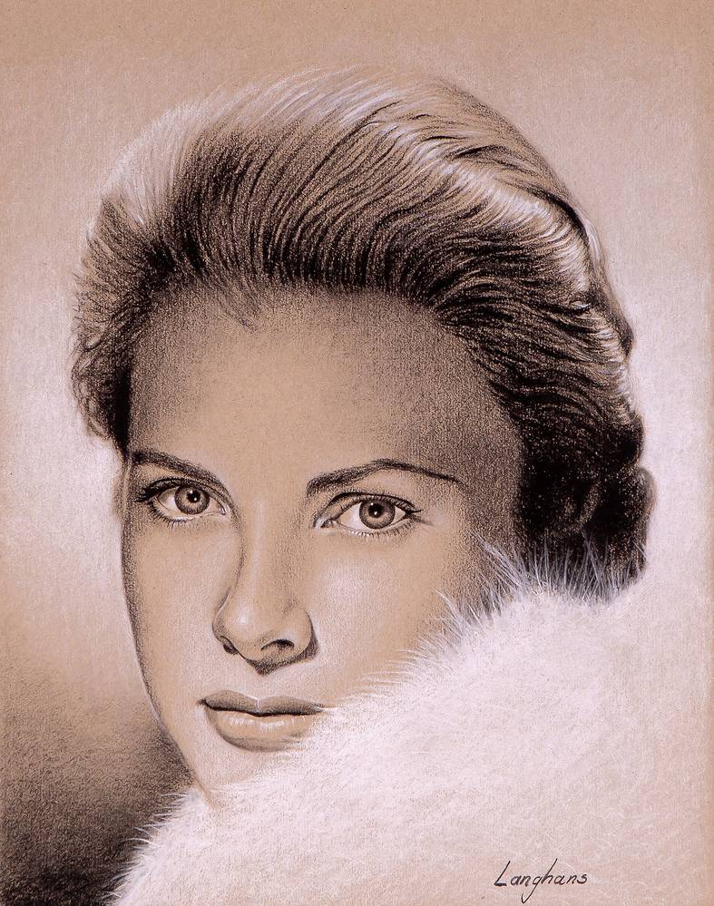 Portrait Grace Kelly von Stephen Langhans