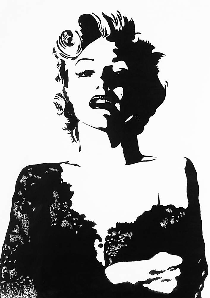Sinnliche Marilyn Monroe von Stephen Langhans