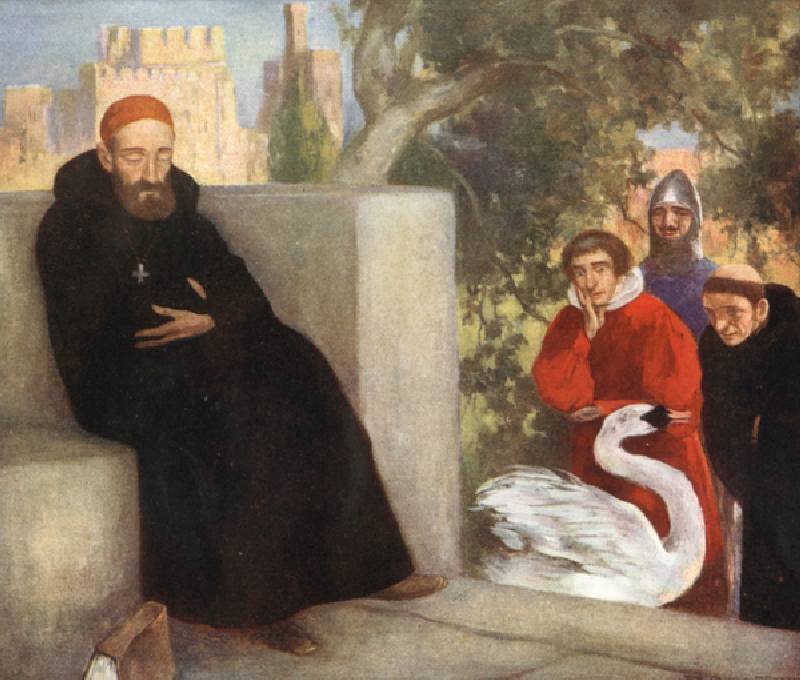 Saint Hugo von Lincoln und der Schwan von Stephen Reid